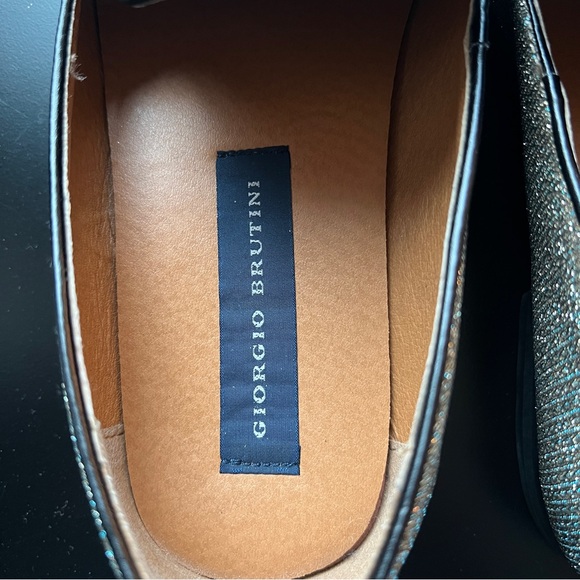 GIORGIO BRUTINI IRRIDESCENT LOAFERS - Picture 4 of 9